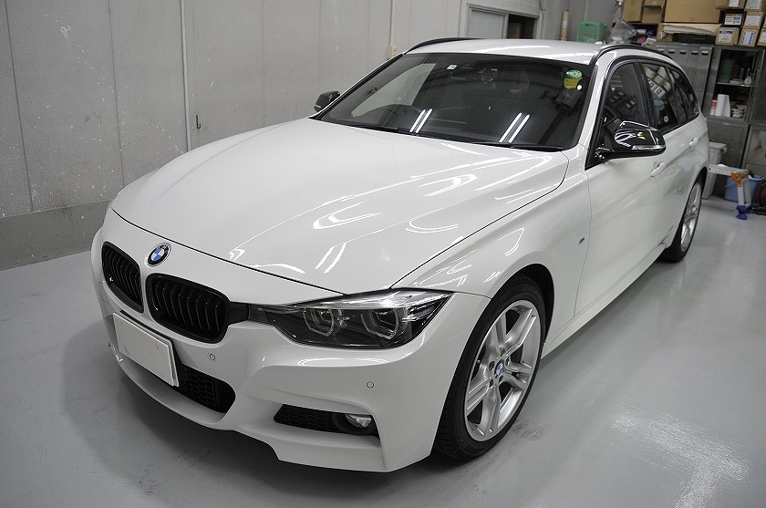 BMW 320d ツーリング　カーフィルム施工事例