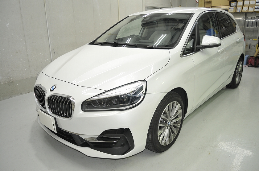 BMW  218i アクティブツアラー　カーフィルム施工事例