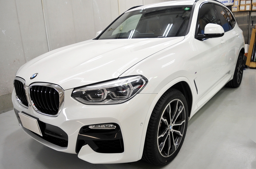 BMW X3　カーフィルム施工事例