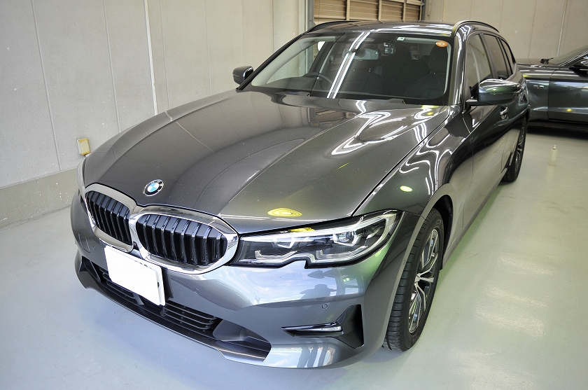 BMW 318i ツーリング　カーフィルム 施工 事例