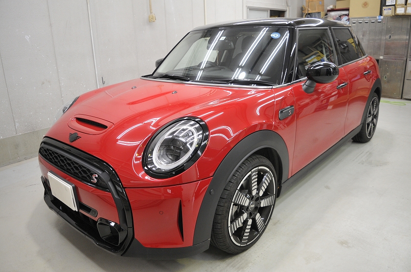 BMW MINI（5ドア）　カーフィルム施工事例