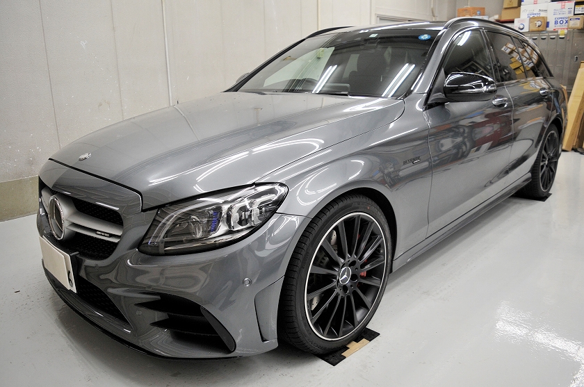 メルセデスベンツAMG C43　カーフィルム施工事例