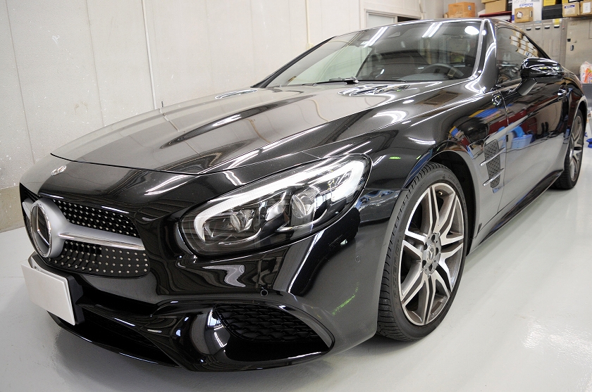 メルセデスベンツ SL550　カーフィルム施工事例