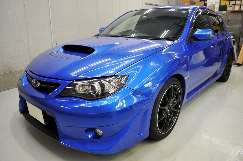 スバル インプレッサ WRX STI　カーフィルム施工事例