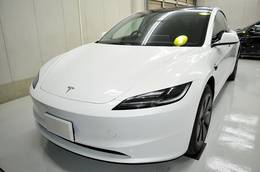 テスラ モデル3 ハイランド　カーフィルム 施工