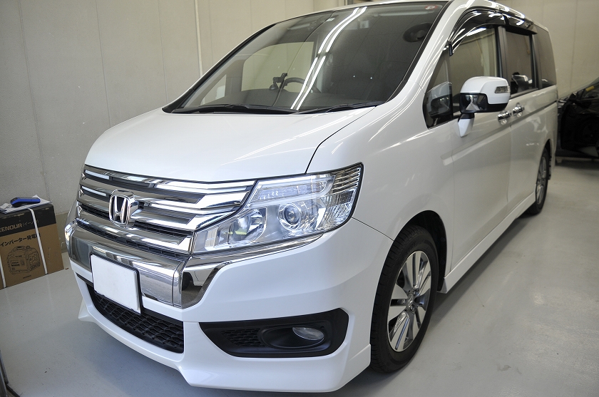ホンダ ステップワゴン　カーフィルム 施工例