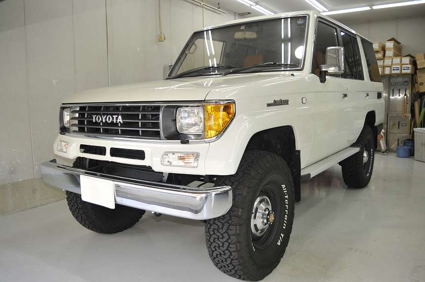 トヨタ ランドクルーザー プラド （78）  カーフィルム 施工例