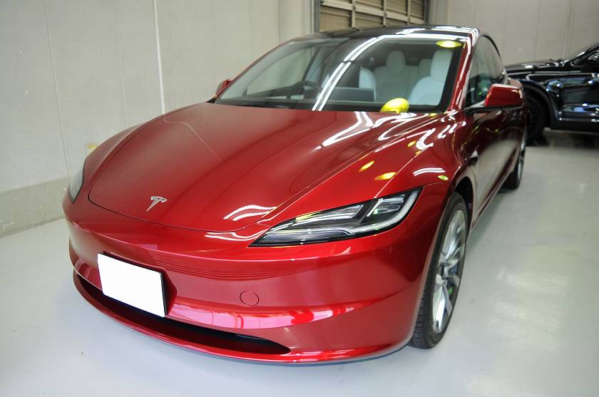 テスラ モデル3 ハイランド　カーフィルム 施工例