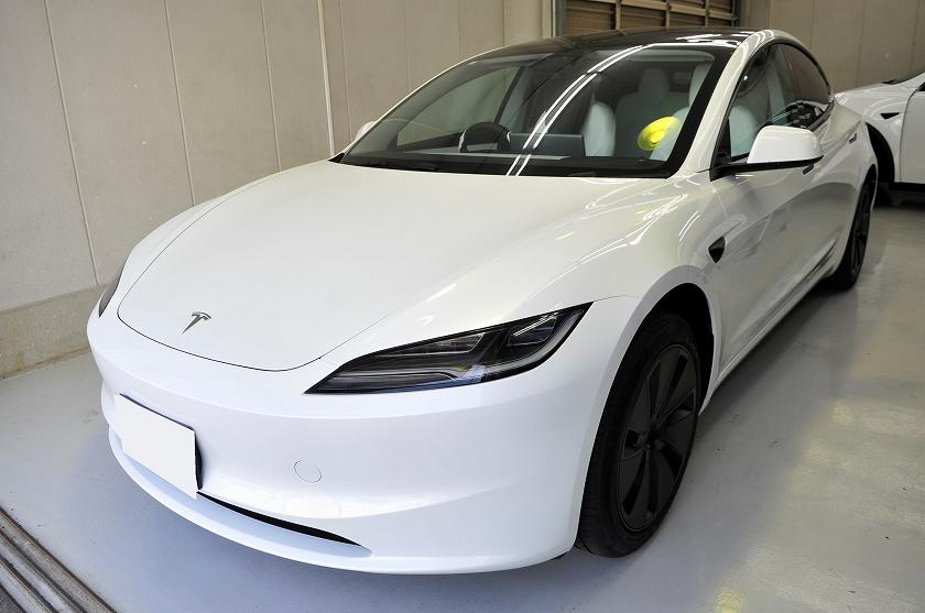 テスラ モデル3 ハイランド　カーフィルム 施工例